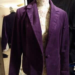 Purple Velvet blazer